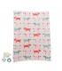 Paseo Olmitos 3963-Multicolor Mantita Algodón Orgánico Puppy para mundo bebé