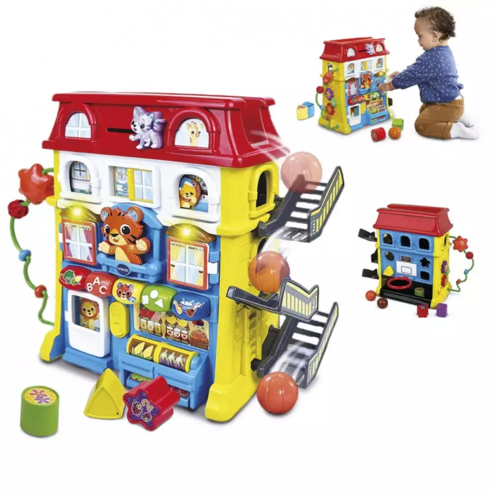Primera Infancia Vitech Mega Casa Multiactividades Bloques De Vecinos multicolor para bebe