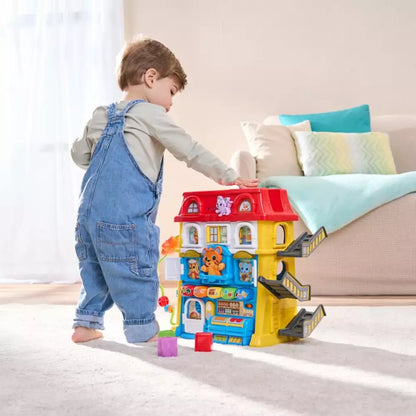 Primera Infancia Vitech Mega Casa Multiactividades Bloques De Vecinos multicolor para bebe