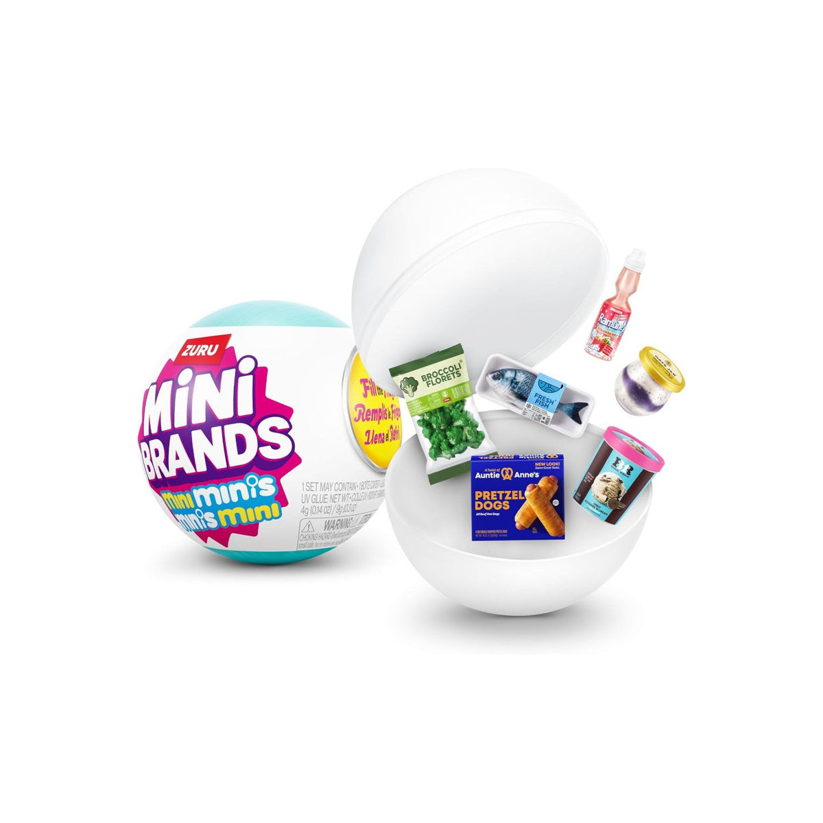Construcciones Y Puzzles Toy Planet Mini Brands-Fill The Fridge-Series 1 verde para niños