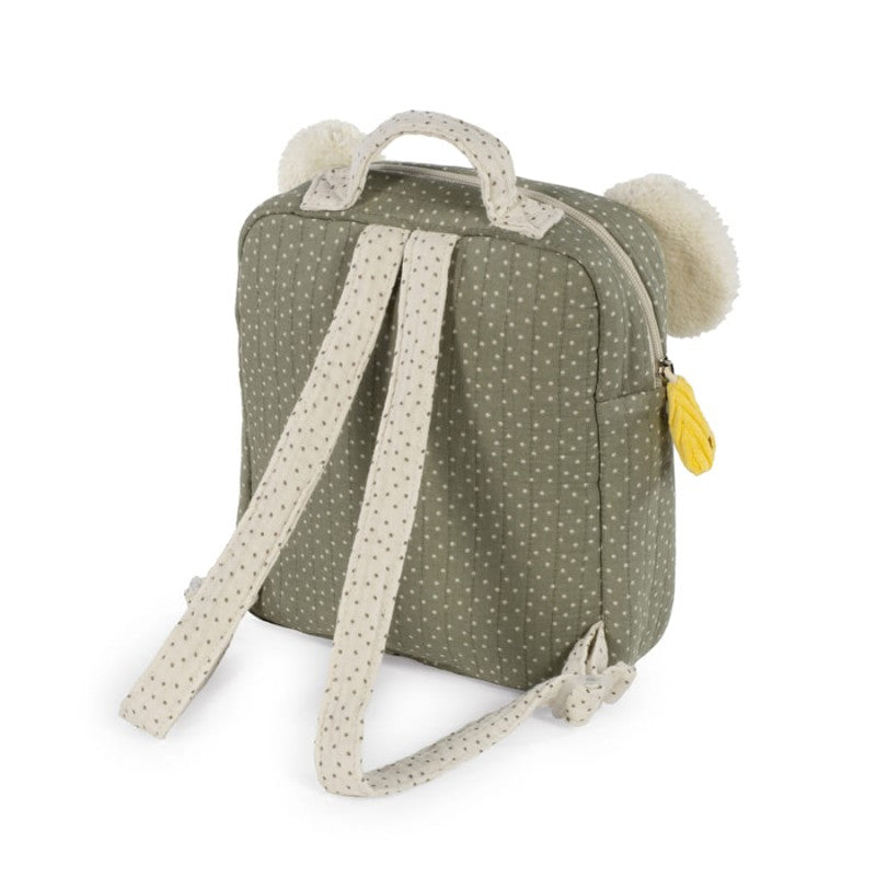 Paseo Walking Mum Mochila Ratoncito Topito Poppy Musgo verde para bebe