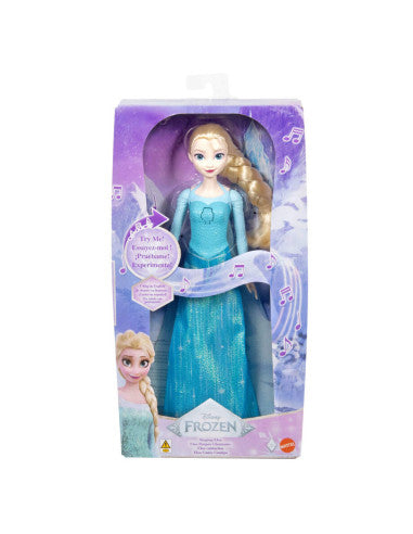 Muñecas Y Peluches Mattel Games Elsa Canta Contigo 30Cm azul para niños