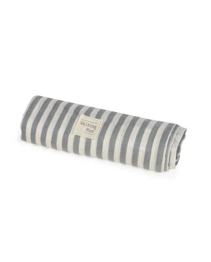 Paseo Walking Mum Muselina Praliné Rayas Matcha verde para bebe