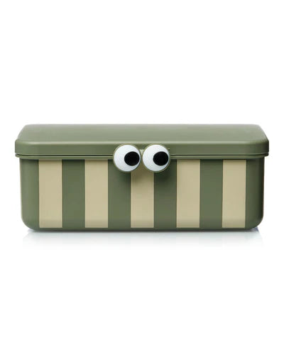 Para Comer Tutete Noui Noui - Caja De Almuerzo Infantil Con 3 Bandejas Extraíbles Green verde para niños