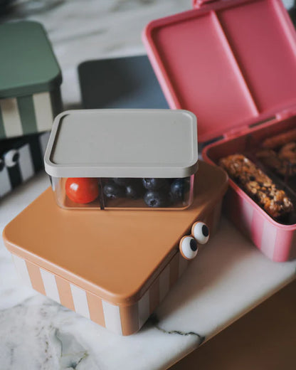 Para Comer Tutete Noui Noui - Caja De Almuerzo Infantil Con 3 Bandejas Extraíbles Green verde para niños