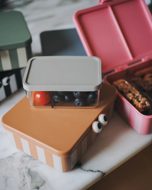 Para Comer Tutete Noui Noui - Caja De Almuerzo Infantil Con 3 Bandejas Extraíbles Green verde para niños
