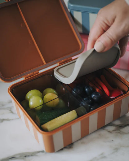 Para Comer Tutete Noui Noui - Caja De Almuerzo Infantil Con 3 Bandejas Extraíbles Green verde para niños