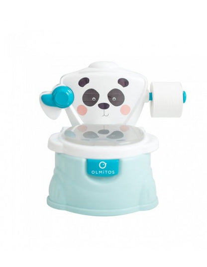 En Casa Olmitos Orinal Infantil Funny 2 En 1  azul para bebe