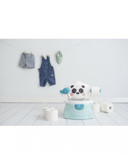 En Casa Olmitos Orinal Infantil Funny 2 En 1  azul para bebe