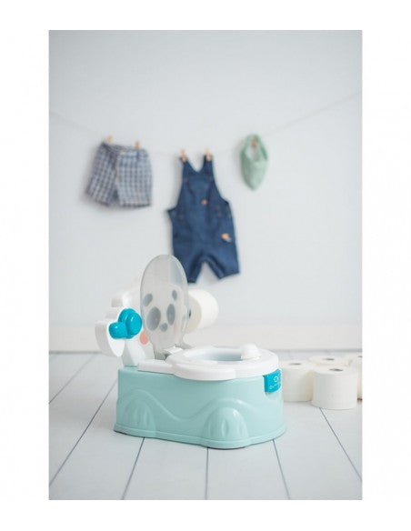 En Casa Olmitos Orinal Infantil Funny 2 En 1  azul para bebe
