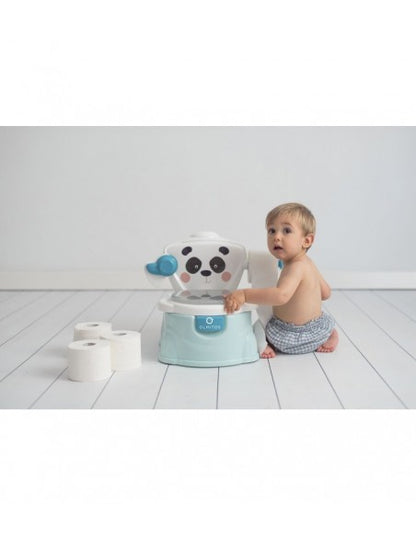 En Casa Olmitos Orinal Infantil Funny 2 En 1  azul para bebe