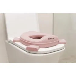 Baño Olmitos Orinal Portátil 2 En 1 Bolsas Incluídas rosa para niños