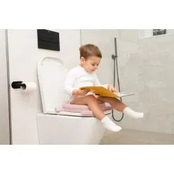 Baño Olmitos Orinal Portátil 2 En 1 Bolsas Incluídas rosa para niños