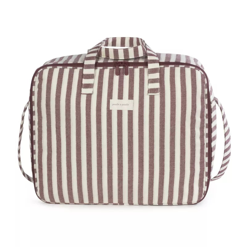 Viaje Pasito A Pasito Maleta Rayas Cherry cereza para bebe