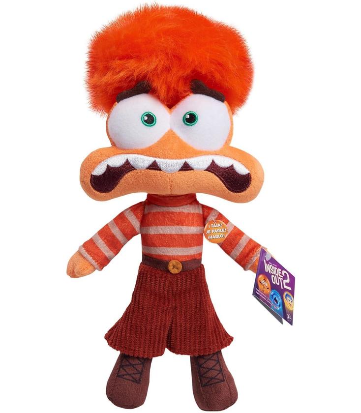 Muñecas Y Peluches Just  Play Disney Pixar Del Revés 2 - Peluche Ansiedad 20 Cm Con Sonido multicolor para niños