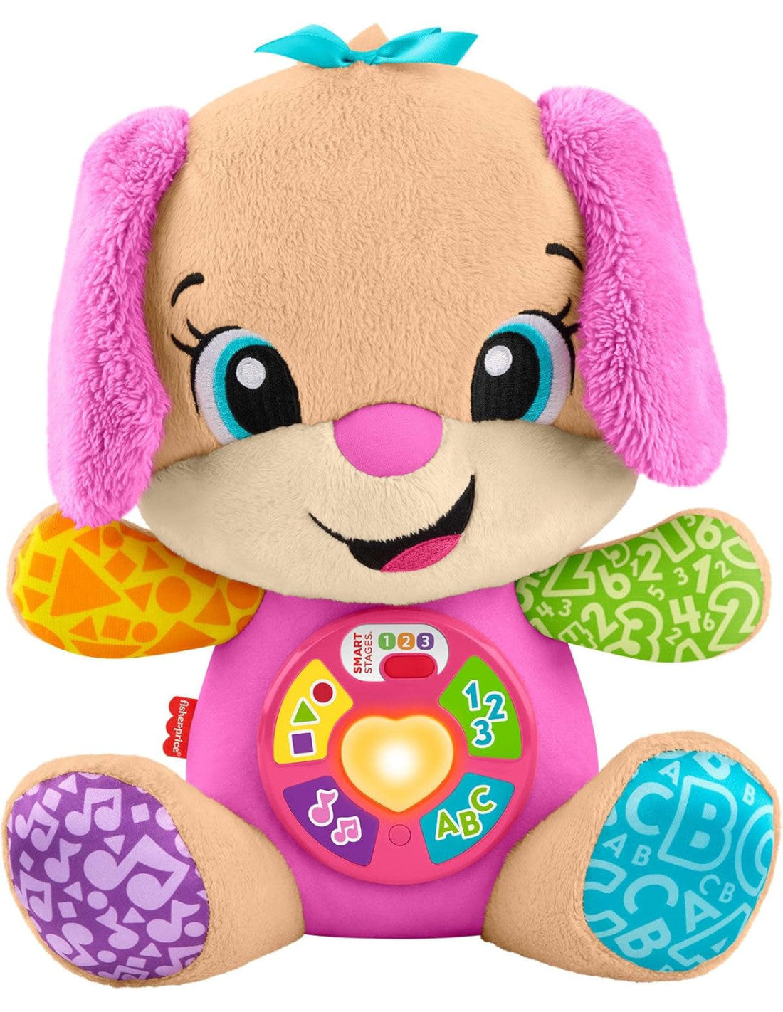 Muñecas Y Peluches Mattel Games Fisher-Price Ríe Y Aprende Perrita Peluche  Smart Stages multicolor para niños