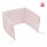 En Casa Cambrass Protector Cuna 60Cm Liso rosa para bebe