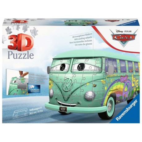 Construcciones Y Puzzles Ravensburger Volkswagen T1 Cars Fillmore varios colores para niños