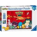 Construcciones Y Puzzles Ravensburger Puzzle 100 Piezas Xxl Pokémon multicolor para niños