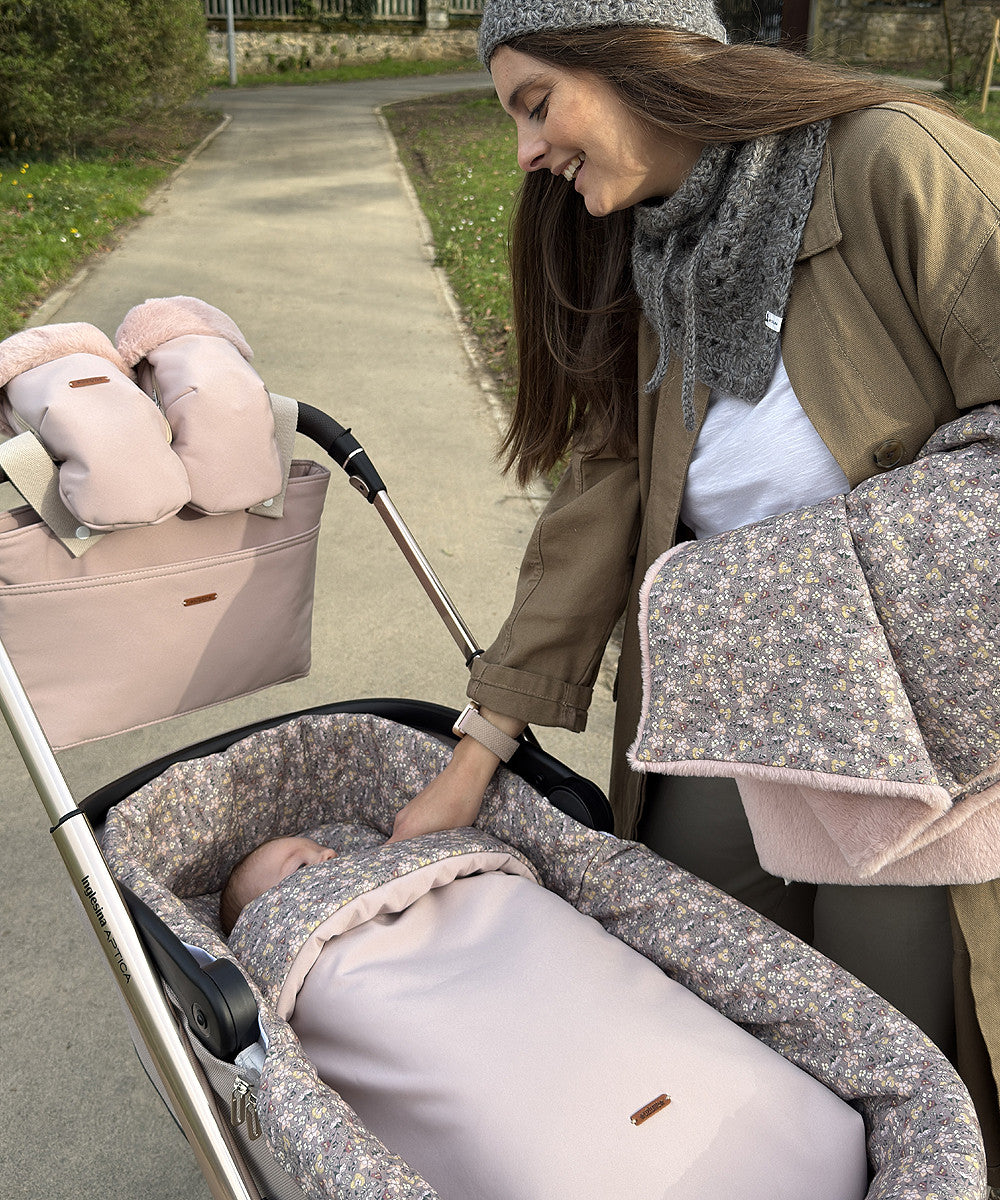 Paseo Uzturre Saco Capazo Universal Ana  rosa para bebe