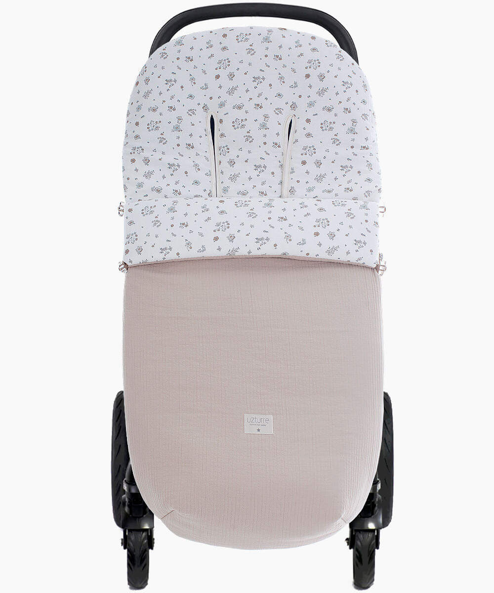 Paseo Uzturre Saco Silla Universal Celia Piedra beige para bebe