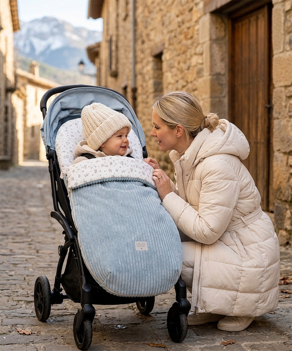 Paseo Uzturre Saco Silla Universal Celia Menta verde para bebe