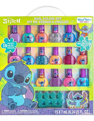 Otros Valuvi Set De Esmalte De Uñas Disney Stitch 18 Piezas multicolor para niños