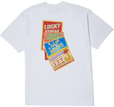Camiseta Huf Lucky Tee blanco para hombre