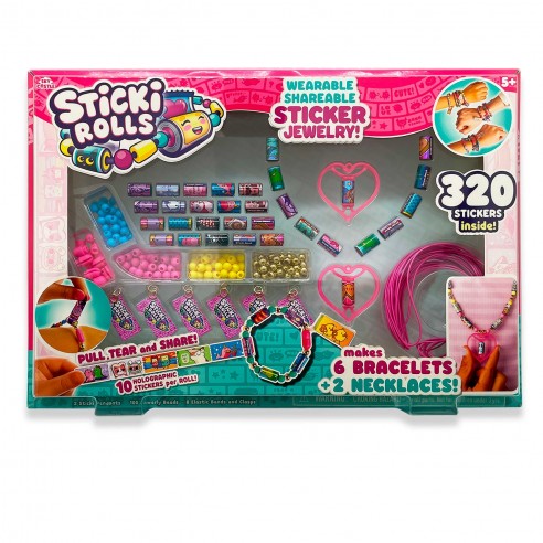 Construcciones Y Puzzles Famosa Sticki Rolls Super Set multicolor para niños