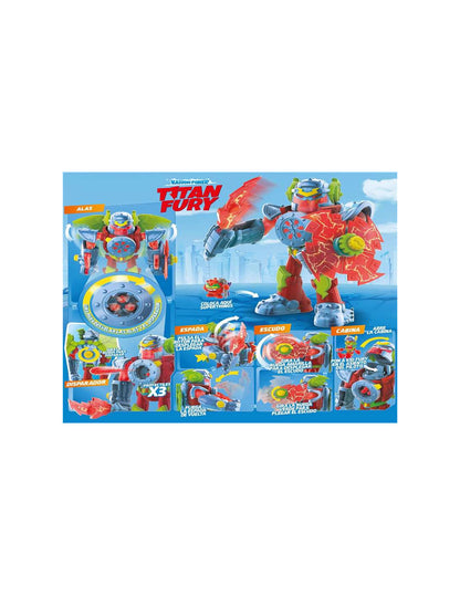 Figuras Y Minimundos Magic Box Superthings S - Playset 1X2 - Titan Fury multicolor para niños