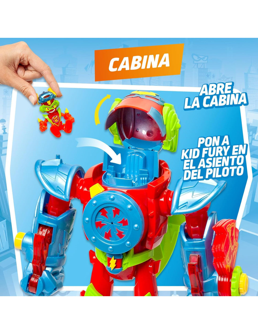 Figuras Y Minimundos Magic Box Superthings S - Playset 1X2 - Titan Fury multicolor para niños