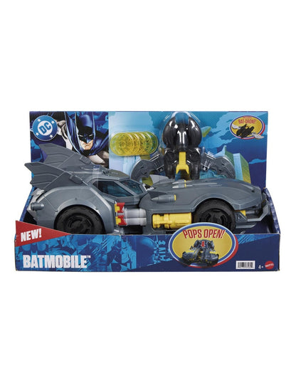 Vehículos Y Radiocontrol Mattel Games Dc - Batmobil Premier negro para niños