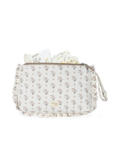 Paseo Walking Mum Neceser Bebé Botton Flores beige para bebe