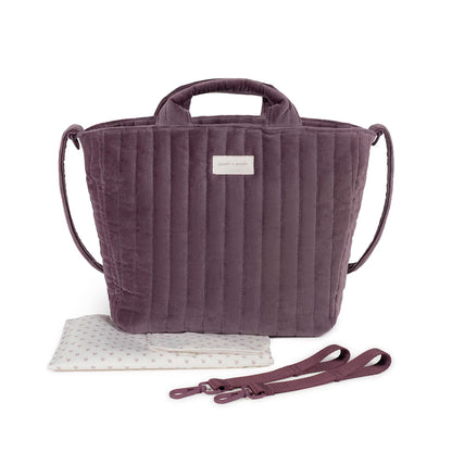 Paseo Pasito A Pasito Bolso Canastilla Cherry Velvet cereza para bebe