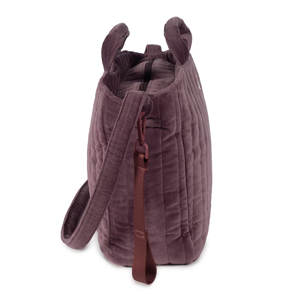 Paseo Pasito A Pasito Bolso Canastilla Cherry Velvet cereza para bebe