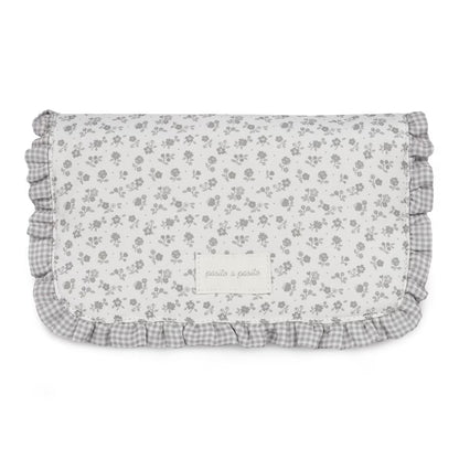 Paseo Pasito A Pasito Cambiador Portátil Little Bloom Flor Gris multicolor para bebe