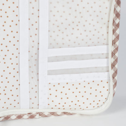 Para Llevar Walking Mum Libro Nacimiento Praliné Vichy Moka multicolor para bebe