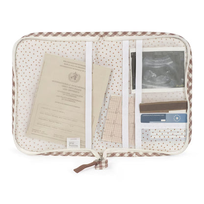 Para Llevar Walking Mum Libro Nacimiento Praliné Vichy Moka multicolor para bebe