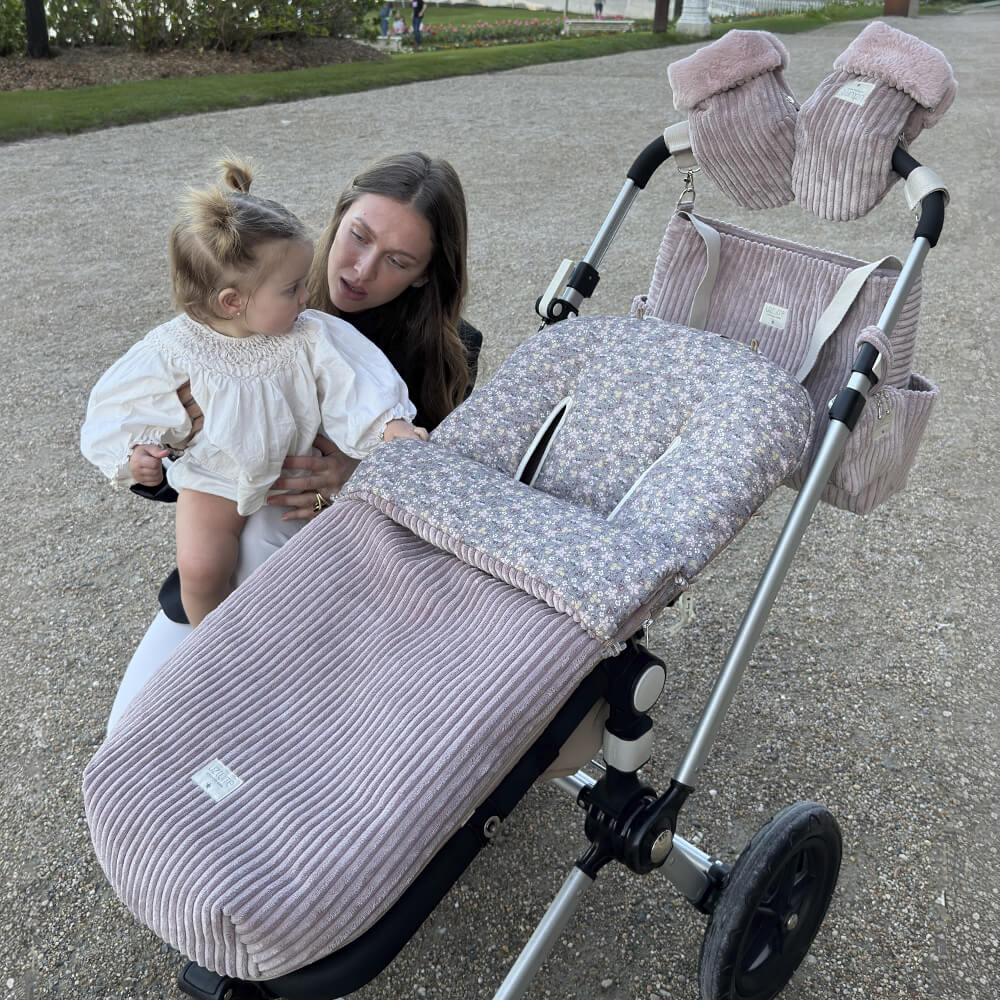 Paseo Uzturre Saco Silla Universal Ana rosa para bebe
