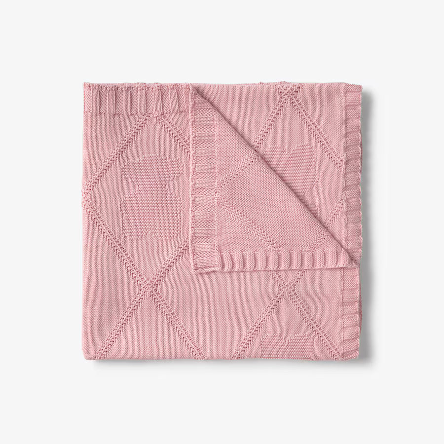 Accesorios Tous Manta Calada 78X104Cm Nilo 2504 rosa para bebe