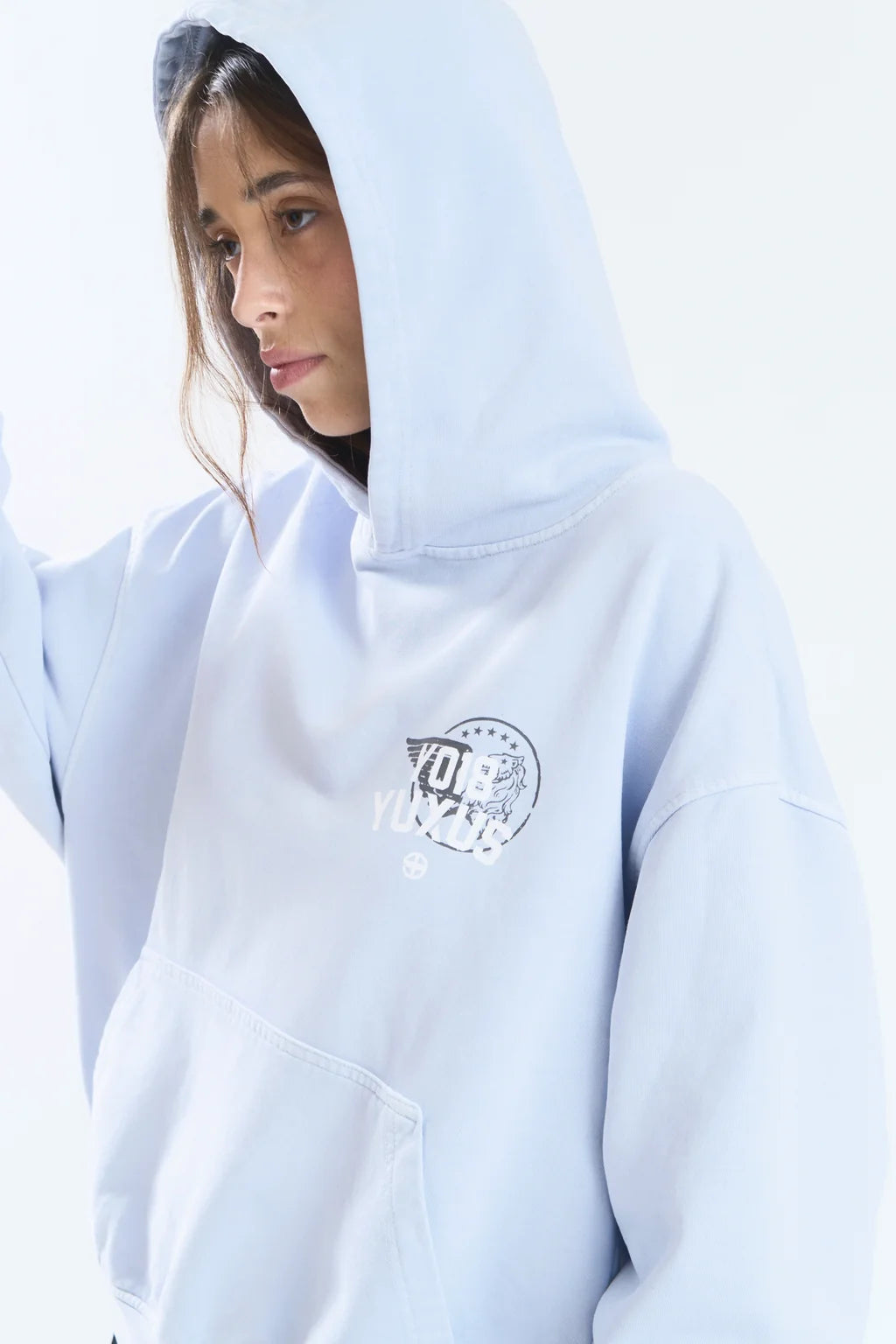 Sudadera Yuxus Grime Hoodie azul para hombre