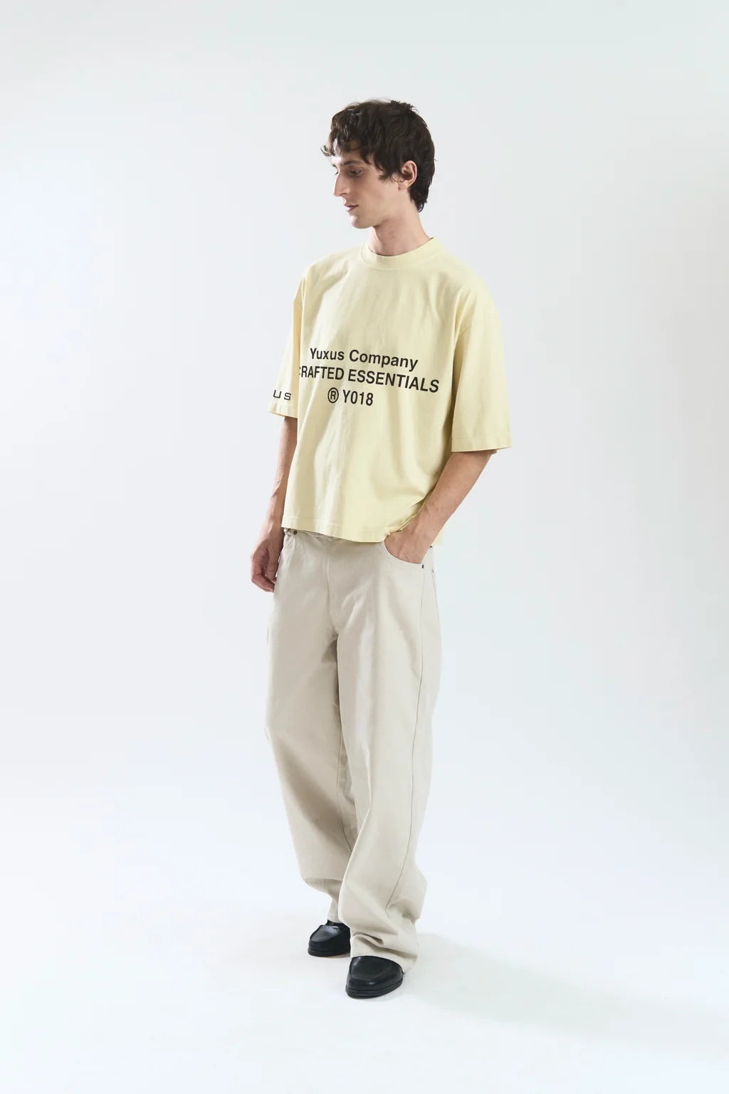 Camiseta Yuxus Basic Tee amarillo para hombre