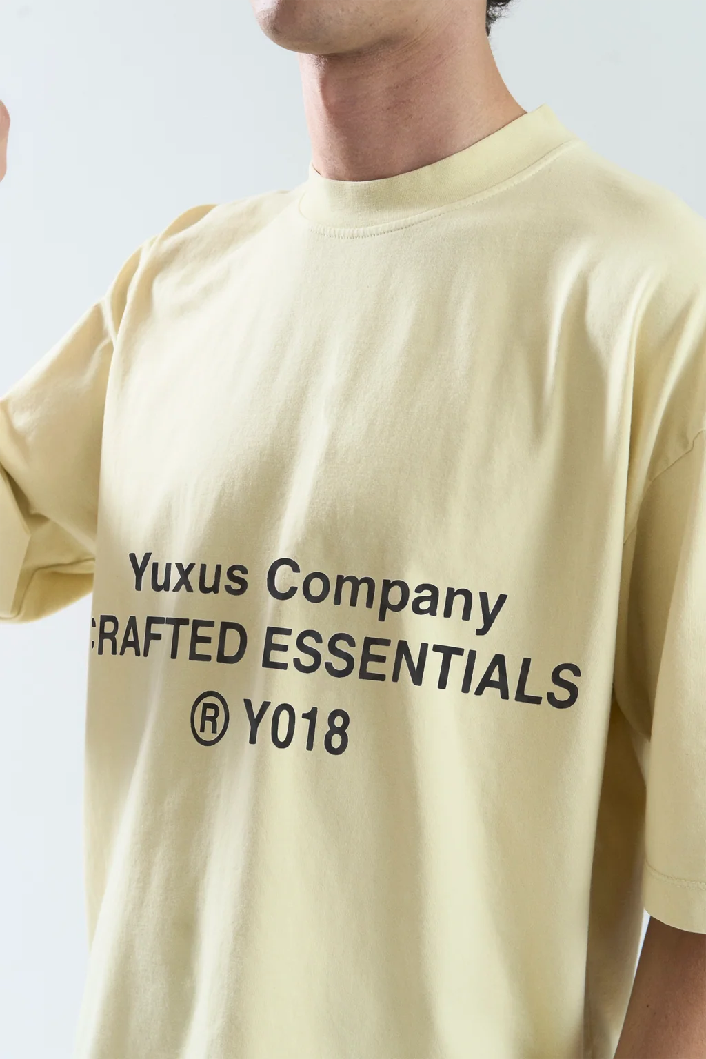 Camiseta Yuxus Basic Tee amarillo para hombre