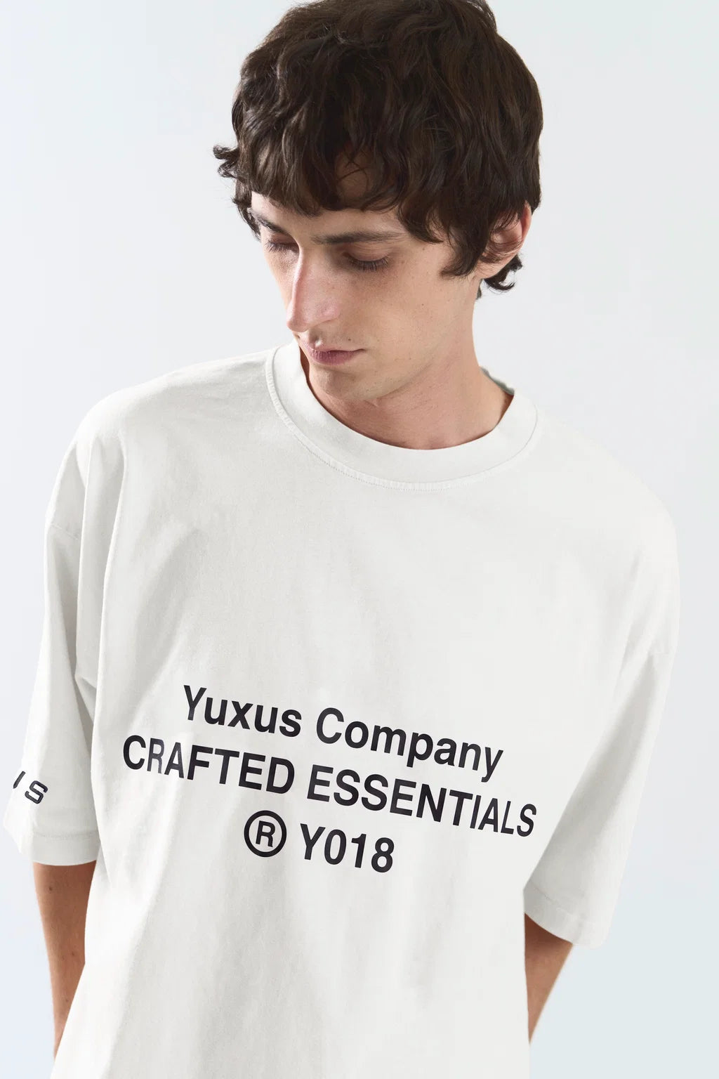 Camiseta Yuxus Basic Tee blanco para hombre