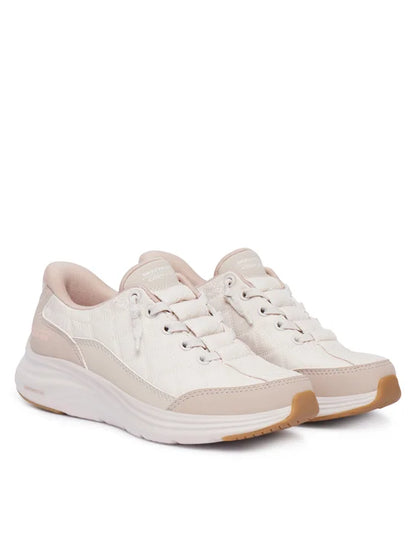 Zapatillas Skechers Contour Foam Cozy Fit beige para mujer
