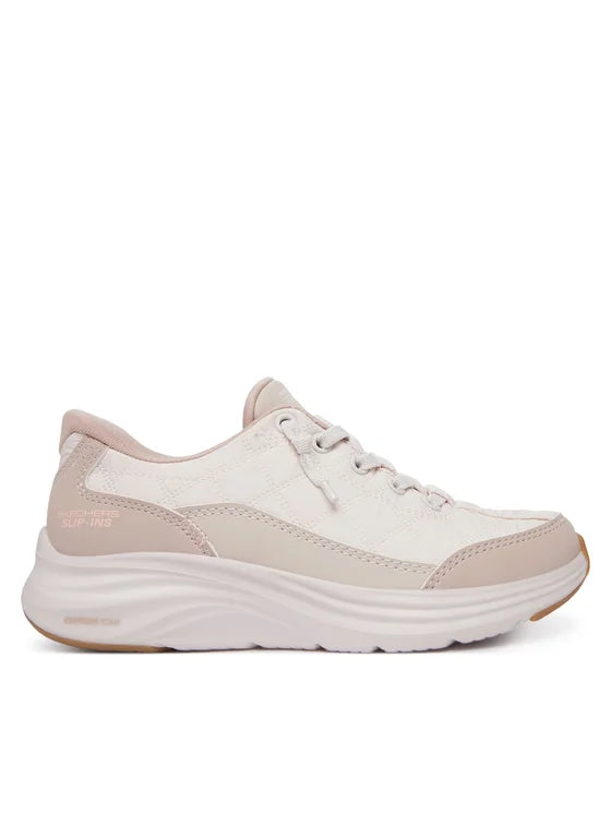 Zapatillas Skechers Contour Foam Cozy Fit beige para mujer